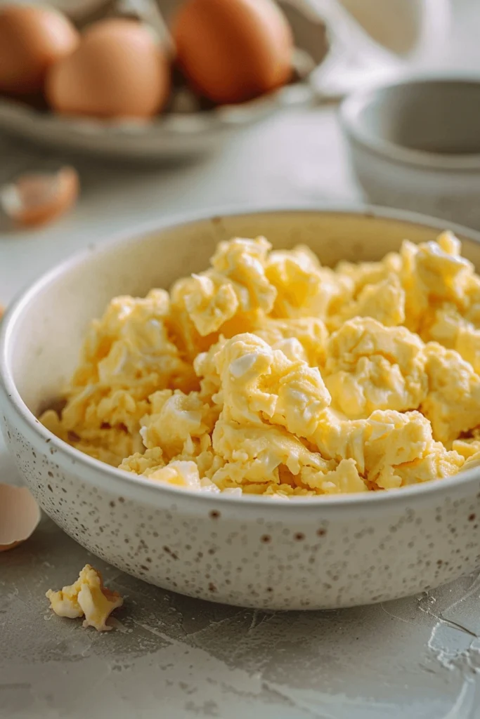 Plain scrambled eggs for dog bland diet